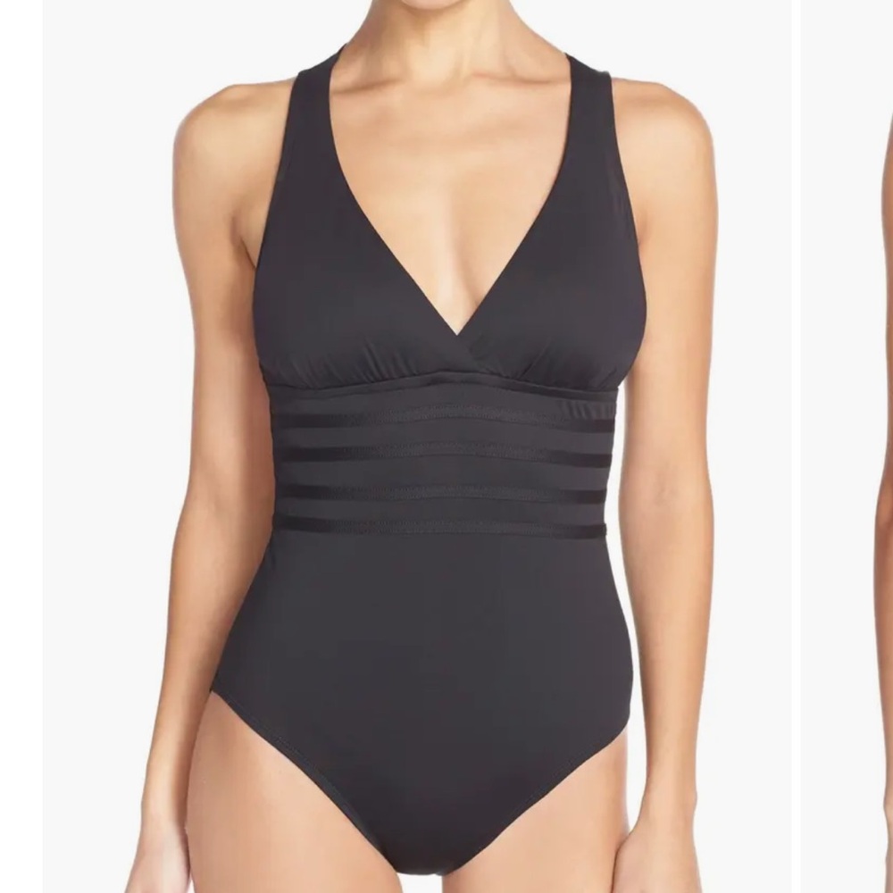 La Blanca Women's Island Goddess One Piece Swimsuit Size 14 NEW